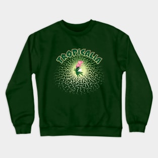 Tropicalia Green Sun Crewneck Sweatshirt